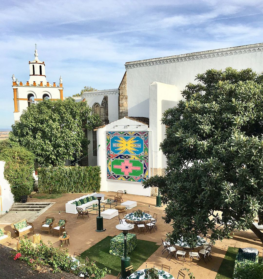 Courtyard and Cloisters